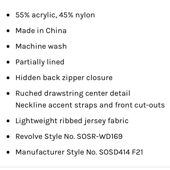 NWT song of style zuri dress size small - Picture 9 of 10